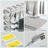 LED Crystal Mirror Light With Dimmable Lights W1340119591