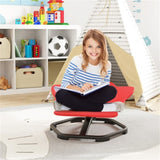 Kids Sensory Swivel Chair 360&deg Spin, 220lbs Capacity, Elephant Design, PP/Metal, Anti-Slip Pads 06706032