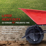 wheelbarrow electric Professional specs - this wheelbarrow uses an electric 24v 500w Brushless motor N727P171068R
