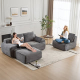 Modern Memory Foam Compressed Sofa,Large Sectional Couches for Living Room,Pet-Friendly Cloud 77374459