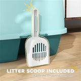 ZNTS Fully Enclosed Cat Litter Box/Cat Litter Box 12157906