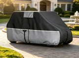 Full Coverage Golf Cart Cover 420D Waterproof Oxford Fabric 22/4 Passenger with Three Zipper 72319873