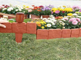 Plastic Lawn Edging, Interlocking Garden Landscape Border, 20Piece 16ft Flexible PP Garden Edging 17884576