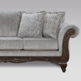 Hernen Carved Wood Frame Sofa T2574P196581