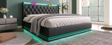 Full size Upholstered, 360 surround LED function, Buttons/Apps/Remote Control, hydraulic storage N736P188806B