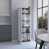 Hoyt Kitchen Pantry Storage Cabinet With and Five Interior and Exterior Shelves B200P173178