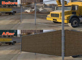 4'X50' brown HDPE Fence 09691008