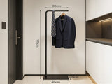 Clothing Rack, Golden Metal Freestanding Heavy Duty Clothes Rack with Marble Base, Multipurpose 45178611