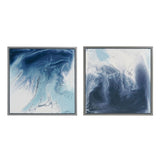 Abstract 2-piece Framed Canvas Wall Art Set B03598833