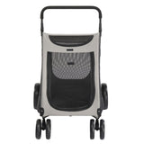 ZNTS Dog Stroller for Medium to Large Dogs, Foldable Dog Wagon with 4 Wheels, Adjustable Handle, Bid Dog 77943389