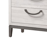 1pc Unique Design Contemporary Dresser Bedroom Wooden Furniture Solid Wood 6- Drawers Storage Beige B011P266112
