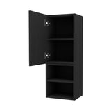 Praia Medicine Cabinet, Four Shelves Single Door Cabinet, Metal Handle B128P148796