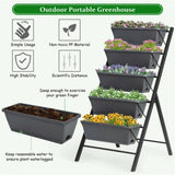 Gray Raised Garden Bed 23826876