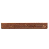 72" Rustic Wood Fireplace Mantel,Wall-Mounted & Floating Shelf for Home Decor W1390138525