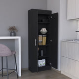 Pantry Cabinet Clinton, Kitchen, Black B092142839