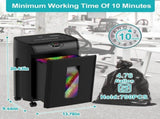 15-Sheet Cross Cut Paper Shredder with 4.76-Gallon Pull Out Basket, P-4 Security Level, 3-Mode 60099263