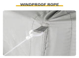 10x10 FT Slant Leg Foldable Canopy Tent with 4 Removable Sidewalls , 4 Solar 28166472