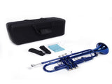 Brass B Flat Trumpet Gloves Set Blue 36020078