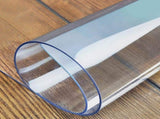 96" x 46" Clear Table Cover Protector, 2mm Thick Clear Desk Protector Table Pads, Plastic Tablecloth 05783985