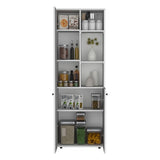 Konik 67-Inch High Storage Cabinet Kitchen Pantry With Three Doors and Three Exterior Shelves B070P173166