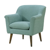 Shelby 31.5" Gray Woven Fabric Oversized Armchair B061128590