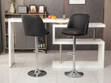 Bar Stools Set of 2 360&degCounter Height Swivel Stool W2200P243033