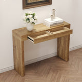 ZNTS Elegant Natural Wood Grain Bar Table-50 Inches Long, a Practical Choice for Modern Homes.Wood Grain W2920P225015