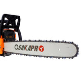 62CC Gas Powered Chainsaw, 2-Cycle Petrol Handheld Cordless Chain Saw, Gasoline Gas Chainsaws for W465P209768