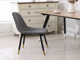 Lassan Contemporary Fabric Dining Chairs, Set of 4, Gray T2574P164529