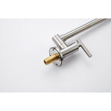 Wall Mount Folding Kitchen Pot Filler Faucet W2287P152004