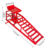 ZNTS Hydraulic Car Ramps, 2 Pack Car Ramp High Lift, 11000LBS Automotive Truck Cars Service Ramps, Low W2913P243711