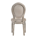 Tan and Salvaged Light Oak Side Chairs B062P182748