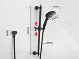 6-Setting Handheld Shower Combo with Slide Bar & Pause Switch 10391640