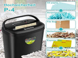Aktenvernichter, schreddert 12 Bltter auf einmal, kann Kreditkarten/CD und Broklammern 65191047