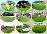 6FTx10FT Artificial Grass Turf 0.8" Indoor Outdoor ,Fake Grass with Drain Holes, for Dog and 63164374