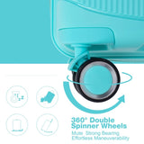 Expandable Hardshell Suitcase Double Spinner Wheels PP Luggage Sets Lightweight Durable Suitcase W284113625