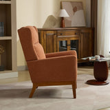 26.18" Wide Modern Accent Chair,Polyester Blend High Back Reading Chair ,Upholstered Armchair Club W1852P216110