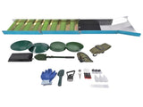 23-Piece Gold Prospecting Equipment 50 In. Folding Sluice Box Gold Panning Kit for Gold Prospectors 81212698