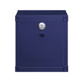 Blue Nightstand with Open Shelf B062P185672