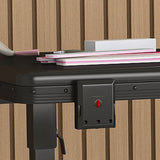 Portable Nail Art Table w/ LED Mirror, Bluetooth, Lockable Drawers, Telescopic Pole - Folding W2700P303415