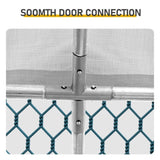 13 x 10 ft Large Metal Chicken Coop, Walk-in Poultry Cage Chicken Hen Run House with Waterproof 49723513