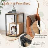 26"H cat coffee table cat furniture tail table cat house with scratching post 96229714