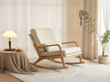 100*65*101cm High Back Belt Waist Pillow Log Color Solid Wood Armrest Backrest Seat Frame Iron Frame 98571853