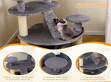 40" Multi-Level Cat Tree for Munchkin & Old Cats - Stable Wide Base, Soft Padded Perch Large Condo 36298220