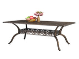 59in Desktop Mosaic Garden Cast Aluminum Table Bronze 22876507