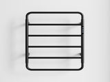 Black 18.7" Heated Rack for Bathroom,Wall Mounted with Intelligent Touch Screen Timer, 6-Bar 61881473