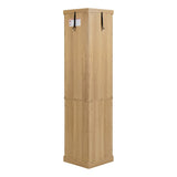 Lighted Corner Curio Cabinet - Elegant Glass Display Case Living Room & Bar Storage - Perfect W1758P294616