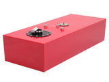 15 Gallon 60L Universal Top Feed Aluminum Fuel Tank Oil Level Sensor Red 38484204