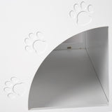 Cat Litter Box Enclosure with Scratch Pad, Hidden Litter Box Furniture, Wooden Pet House Sideboard, W1801137449