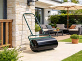 20-Inch Push Tow Behind Lawn Roller, Fillable with 10 Gal Water or Sand, Garden Roller for Sod 06801587
